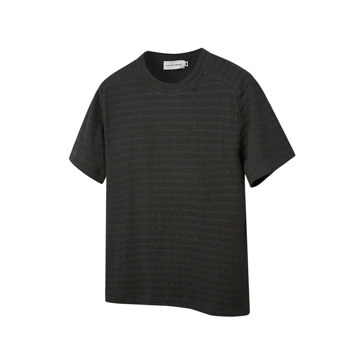 Men's Summer Luxury Texture Blended Basic Solid Color Crew Neck Short Sleeve T-Shirt