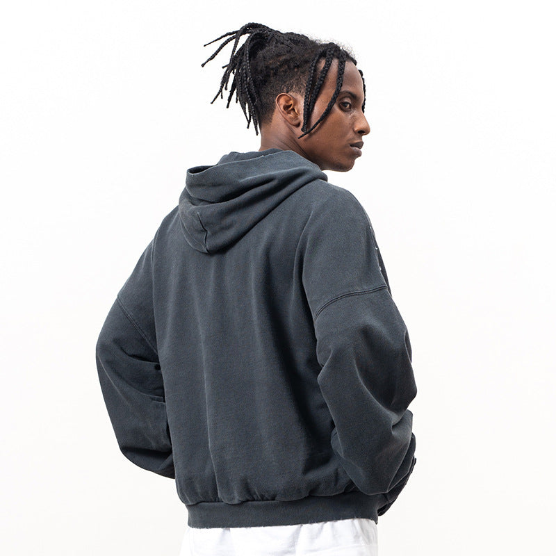 Loose Fit Washed Hoodie
