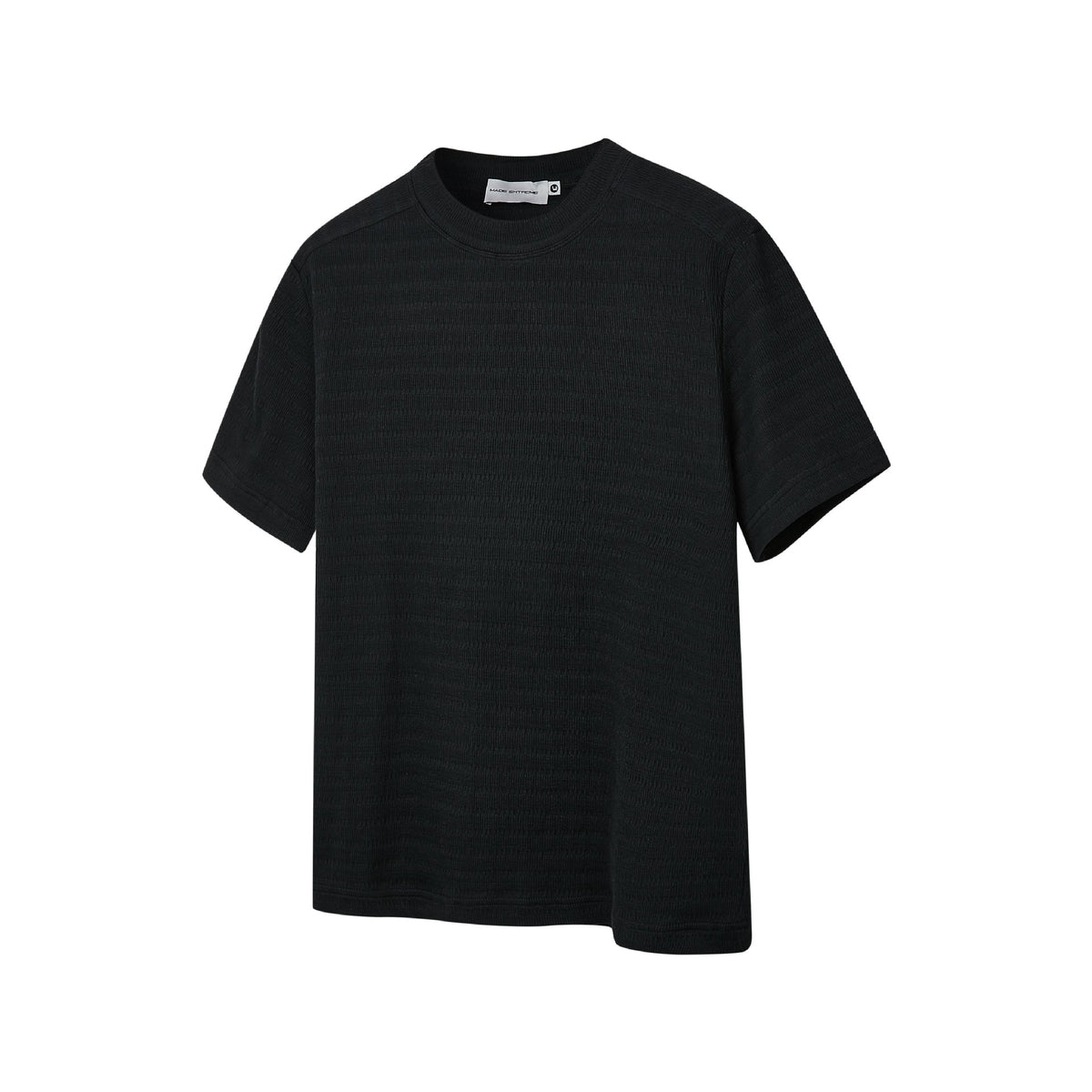 Men's Summer Luxury Texture Blended Basic Solid Color Crew Neck Short Sleeve T-Shirt