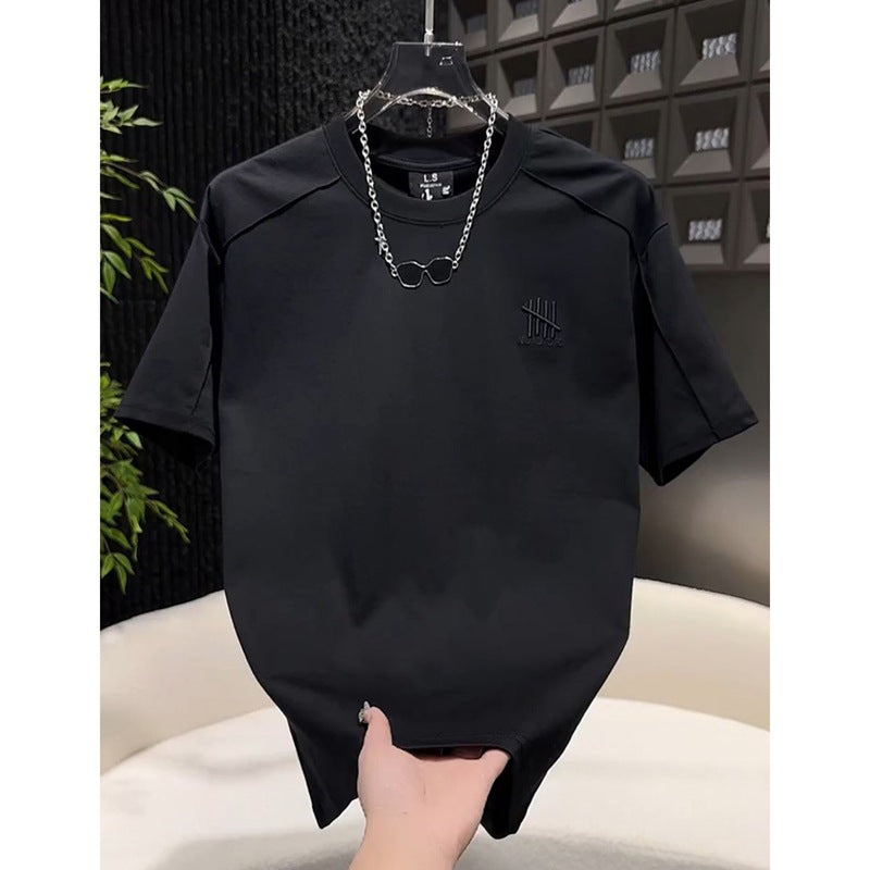Black T Shirt - Stripes