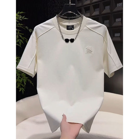 White T Shirt - Stripes