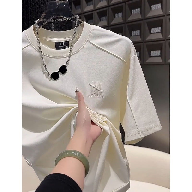 White T Shirt - Stripes