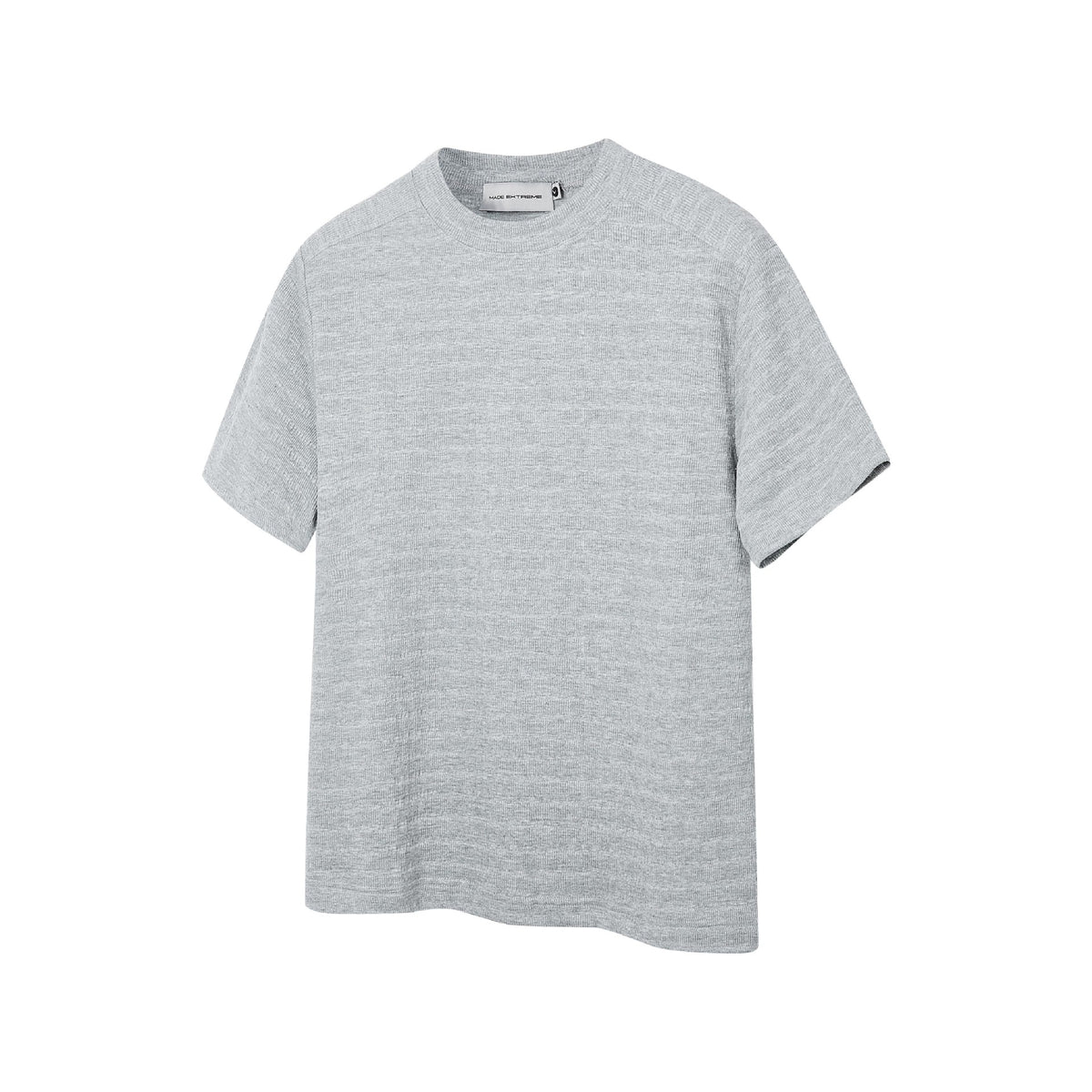 Men's Summer Luxury Texture Blended Basic Solid Color Crew Neck Short Sleeve T-Shirt