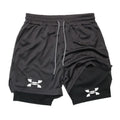 New Running Shorts Men Gym Sports Shorts 2 in 1 Quick Drying Workout Boxing Training Bottoms Fitness Jogging Short Pants Summer